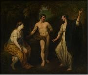 Benjamin West Choice of Hercules between Virtue and Pleasure oil painting